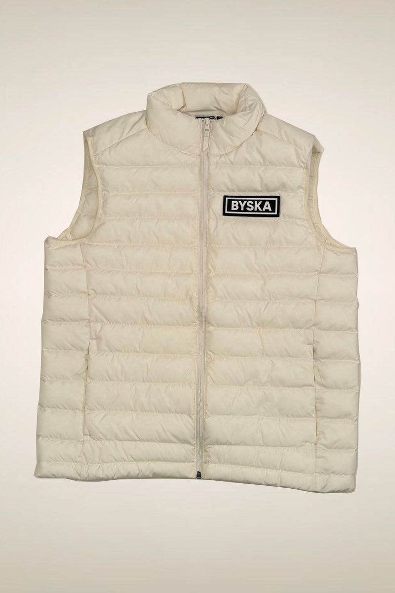 BODYWARMER OFF WHITE